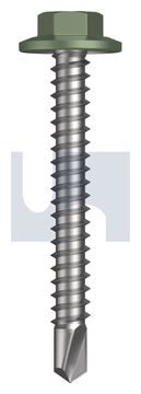 METAL SDS FLANGED HEX HEAD CL4 PE MET FLG HX:12-14X 45 thumbnail 3