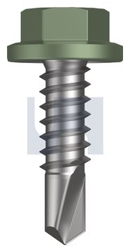 METAL SDS FLANGED HEX HEAD CL4 PE MET FLG HX:14-14X 22 thumbnail 3
