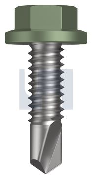 METAL SDS FLANGED HEX HEAD CL4 PE MET FLG HX:14-20X 22 thumbnail 3