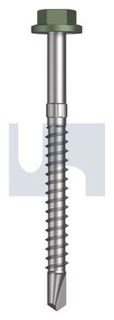 METAL SDS FLG HEX HEAD CL4 PE MET FLG HX S:14-10X 75 thumbnail 3