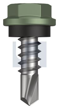 METAL SDS HEX HEAD + WASHER CL4 PE MET SEAL HX:10-16X 16 thumbnail 3