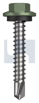 METAL SDS HEX HEAD + WASHER CL4 PE MET SEAL HX:12-14X 35 thumbnail 3