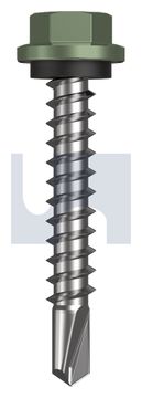 METAL SDS HEX HEAD + WASHER CL4 PE MET SEAL HX:14-10X 42 thumbnail 3