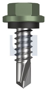 METAL SDS HEX HEAD + WASHER CL4 PE MET SEAL HX:14-14X 22 thumbnail 3