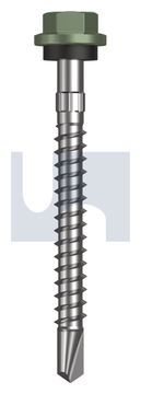 METAL SDS HEX HEAD + WASHER CL4 PE MET SEAL HX S:14-10X 65 thumbnail 3