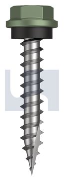 TYPE 17 HEX HEAD + WASHER CL4 PE T17 SEAL HX:10-12X 30 thumbnail 3