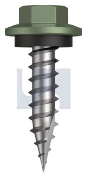 TYPE 17 HEX HEAD + WASHER CL4 PE T17 SEAL HX:12-11X 25 thumbnail 3