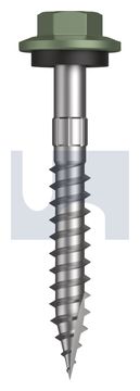 TYPE 17 HEX HEAD + WASHER CL4 PE T17 SEAL HX S:12-11X 45 thumbnail 3