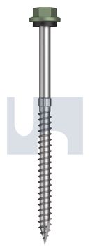 TYPE 17 HEX HEAD + WASHER CL4 PE T17 SEAL HX S:14-10X100 thumbnail 3