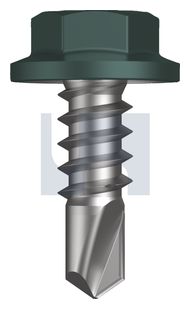 METAL SDS FLANGED HEX HEAD CL4 PL MET FLG HX: 8-18X 12 thumbnail 3
