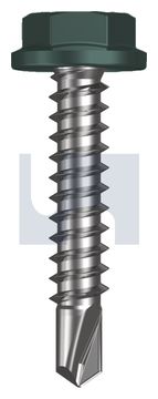 METAL SDS FLANGED HEX HEAD CL4 PL MET FLG HX:10-16X 25 thumbnail 3