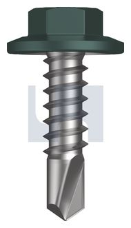 METAL SDS FLANGED HEX HEAD CL4 PL MET FLG HX:12-14X 20 thumbnail 3