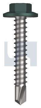 METAL SDS FLANGED HEX HEAD CL4 PL MET FLG HX:12-14X 35 thumbnail 3