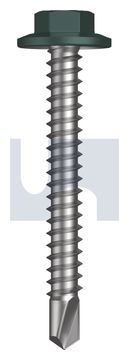 METAL SDS FLANGED HEX HEAD CL4 PL MET FLG HX:12-14X 45 thumbnail 3