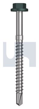 METAL SDS FLG HEX HEAD CL4 PL MET FLG HX S:14-10X 75 thumbnail 3