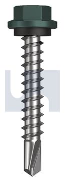METAL SDS HEX HEAD + WASHER CL4 PL MET SEAL HX:14-10X 42 thumbnail 3