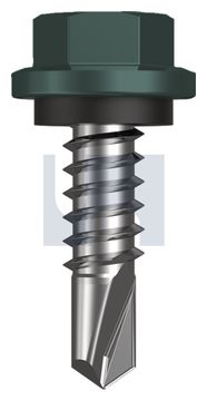 METAL SDS HEX HEAD + WASHER CL4 PL MET SEAL HX:14-14X 22 thumbnail 3