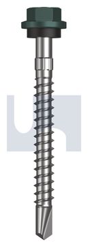 METAL SDS HEX HEAD + WASHER CL4 PL MET SEAL HX S:14-10X 65 thumbnail 3