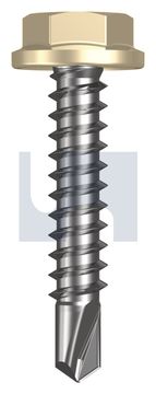 METAL SDS FLANGED HEX HEAD CL4 PR MET FLG HX:10-16X 25 thumbnail 3