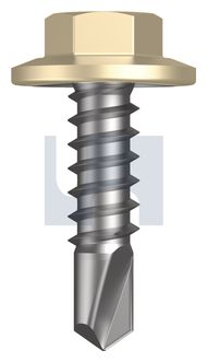 METAL SDS FLANGED HEX HEAD CL4 PR MET FLG HX:12-14X 20 thumbnail 3