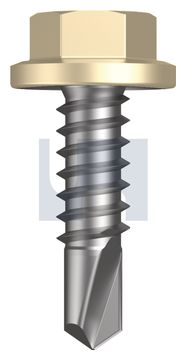 METAL SDS FLANGED HEX HEAD CL4 PR MET FLG HX:14-14X 22 thumbnail 3