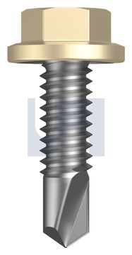 METAL SDS FLANGED HEX HEAD CL4 PR MET FLG HX:14-20X 22 thumbnail 3
