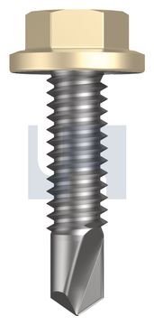 METAL SDS FLANGED HEX HEAD CL4 PR MET FLG HX:14-20X 25 thumbnail 3