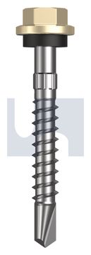 METAL SDS HEX HEAD + WASHER CL4 PR MET SEAL HX S:14-10X 50 thumbnail 3