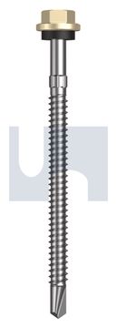 METAL SDS HEX HEAD + WASHER CL4 PR MET SEAL HX S:14-14X 90 thumbnail 3