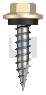TYPE 17 HEX HEAD + WASHER CL4 PR T17 SEAL HX:12-11X 25 thumbnail 3