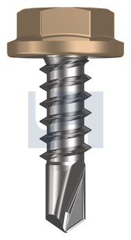 METAL SDS FLANGED HEX HEAD CL4 PT MET FLG HX:10-16X 16 thumbnail 3
