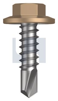 METAL SDS FLANGED HEX HEAD CL4 PT MET FLG HX:12-14X 20 thumbnail 3