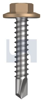 METAL SDS FLANGED HEX HEAD CL4 PT MET FLG HX:12-14X 30 thumbnail 3