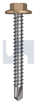 METAL SDS FLANGED HEX HEAD CL4 PT MET FLG HX:12-14X 45 thumbnail 3