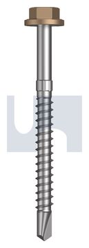 METAL SDS FLG HEX HEAD CL4 PT MET FLG HX S:14-10X 75 thumbnail 3