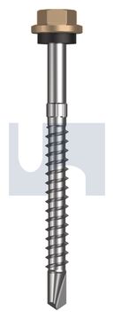 METAL SDS HEX HEAD + WASHER CL4 PT MET SEAL HX S:14-10X 75 thumbnail 3