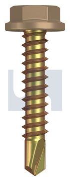 METAL SDS FLANGED HEX HEAD ZYP PT MET FLG HX:10-16X 25 thumbnail 3