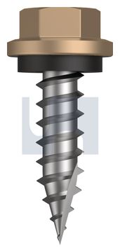 TYPE 17 HEX HEAD + WASHER CL4 PT T17 SEAL HX:14-10X 25 thumbnail 3