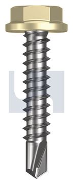 METAL SDS FLANGED HEX HEAD CL4 SA MET FLG HX:10-16X 25 thumbnail 3