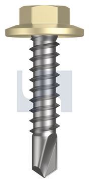 METAL SDS FLANGED HEX HEAD CL4 SA MET FLG HX:12-14X 25 thumbnail 3