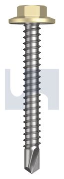 METAL SDS FLANGED HEX HEAD CL4 SA MET FLG HX:12-14X 45 thumbnail 3