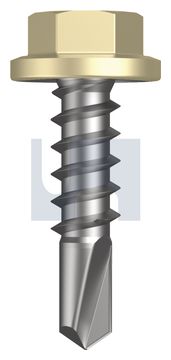 METAL SDS FLANGED HEX HEAD CL4 SA MET FLG HX:14-10X 25 thumbnail 3
