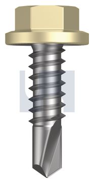 METAL SDS FLANGED HEX HEAD CL4 SA MET FLG HX:14-14X 22 thumbnail 3