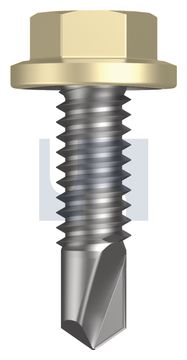 METAL SDS FLANGED HEX HEAD CL4 SA MET FLG HX:14-20X 22 thumbnail 3