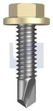 METAL SDS FLANGED HEX HEAD CL4 SA MET FLG HX:14-20X 25 thumbnail 3