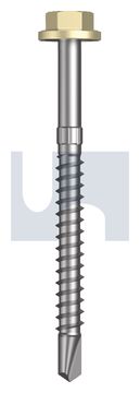 METAL SDS FLG HEX HEAD CL4 SA MET FLG HX S:14-10X 75 thumbnail 3