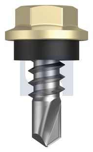 METAL SDS HEX HEAD + WASHER CL4 SA MET SEAL HX: 8-18X 12 thumbnail 3