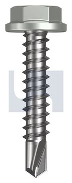 METAL SDS FLANGED HEX HEAD CL4 SG MET FLG HX:10-16X 25 thumbnail 3