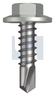 METAL SDS FLANGED HEX HEAD CL4 SG MET FLG HX:12-14X 20 thumbnail 3