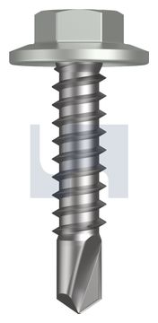 METAL SDS FLANGED HEX HEAD CL4 SG MET FLG HX:12-14X 25 thumbnail 3